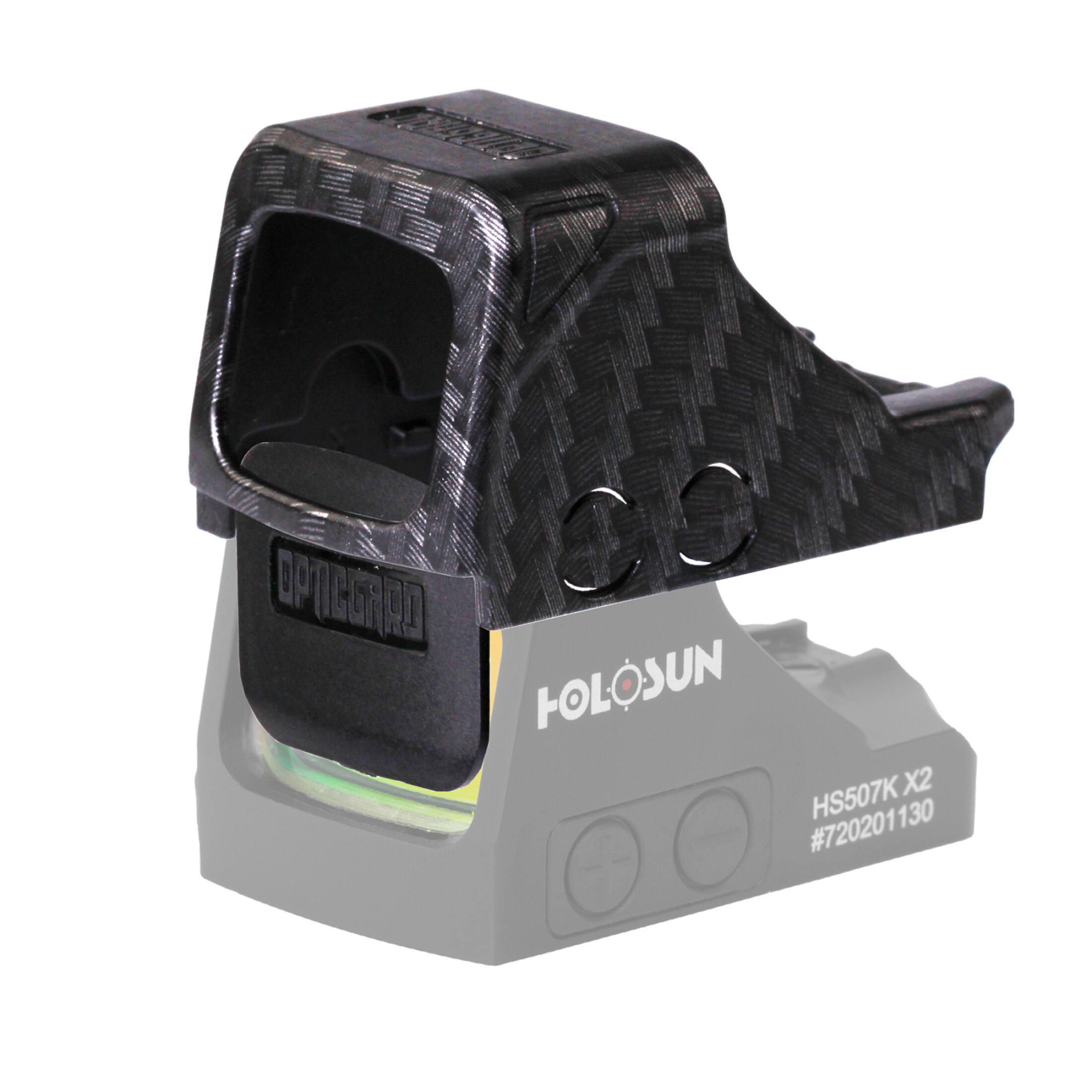 OpticGard Scope Cover Suitable for Holosun 407K-X2/507K-X2 Carbon Fiber