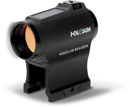Mirino a punto rosso Holosun per cacciatori, tiratori sportivi e forze di polizia/militari
