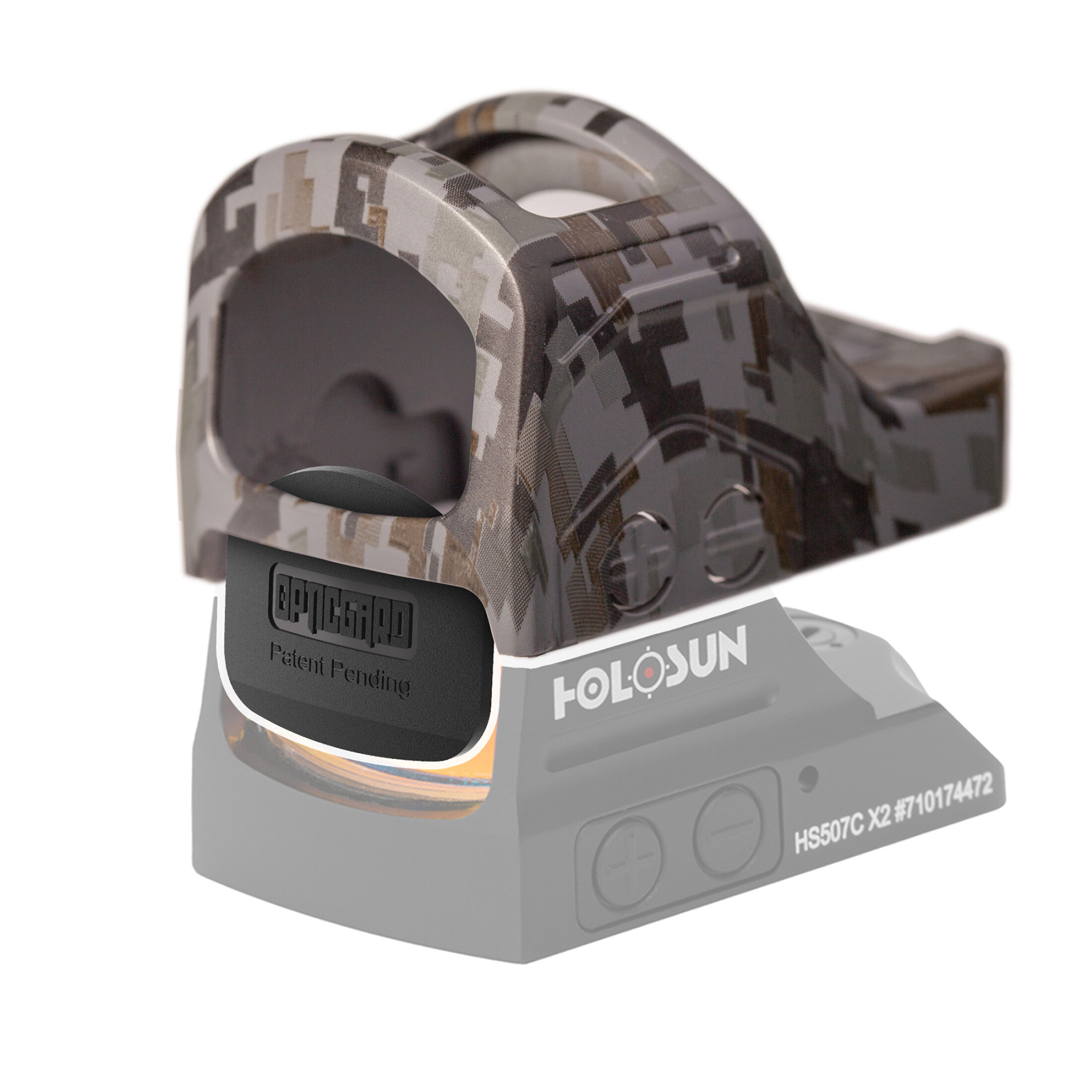 OpticGard for Holosun 507C- X2/407C-X2 Gunmetal Camo