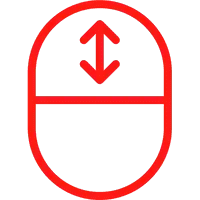 icon mouse wheel red holosun animation