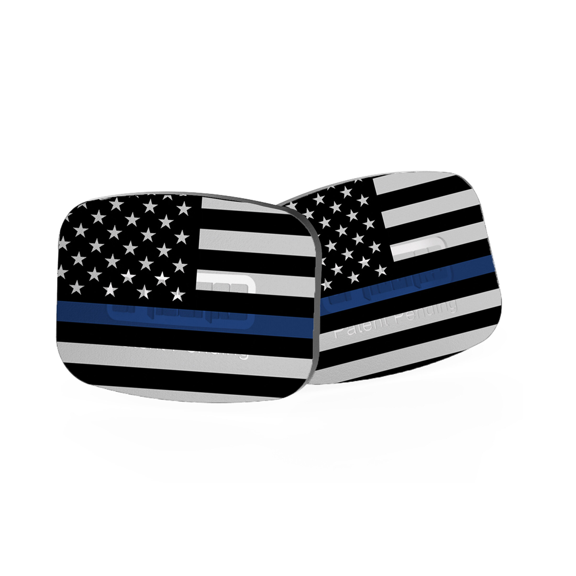 2 aizsargājoši OpticGard priekš Holosun 508T-X2 krāsā Thin Blue Line Flag.