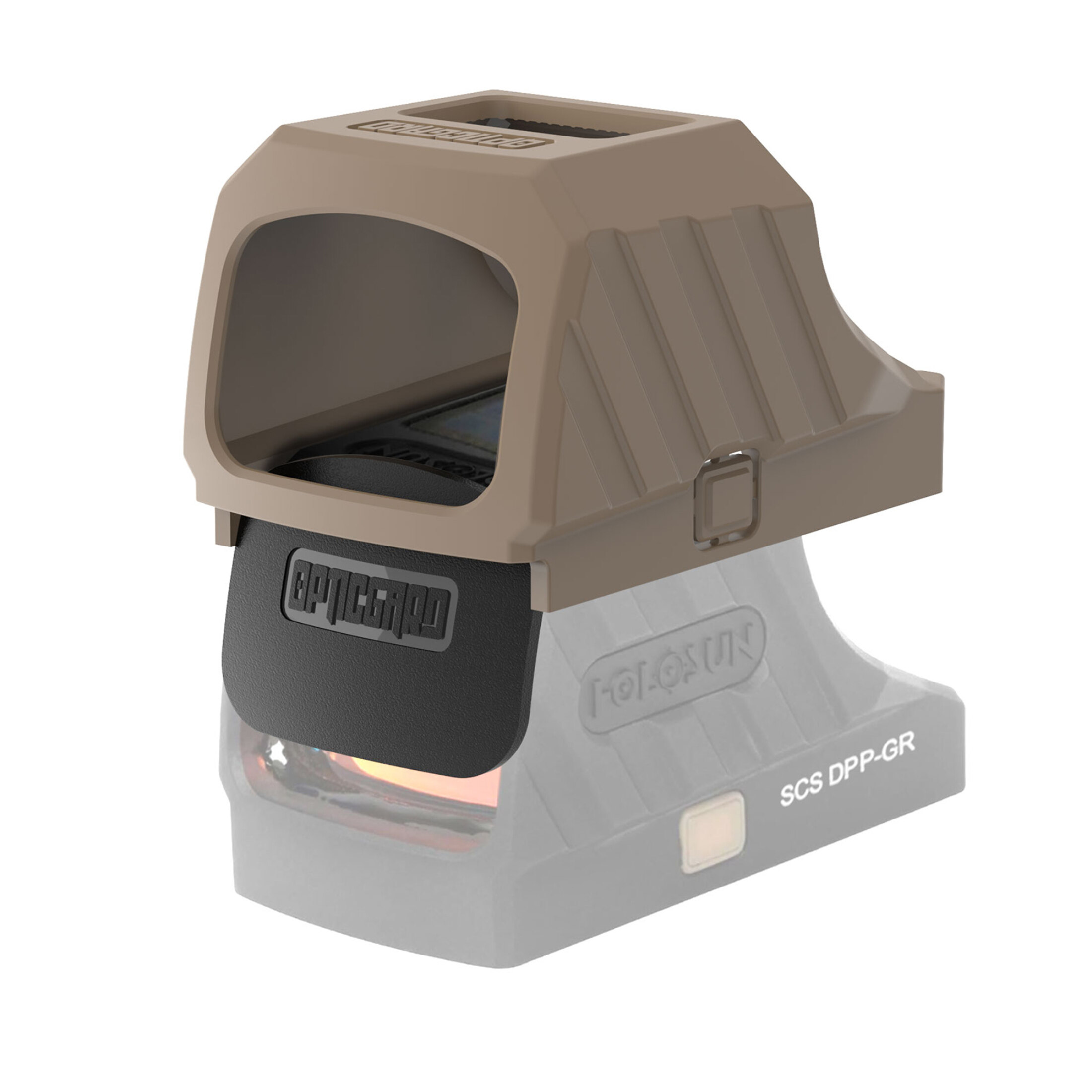 OpticGard Scope Cover Suitable for Holosun SCS320 FDE (Flat Dark Earth)